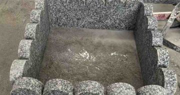 常州 花边石、花坛围栏石、花池界石、菜园栅栏石、镶边石、波浪状界石介绍