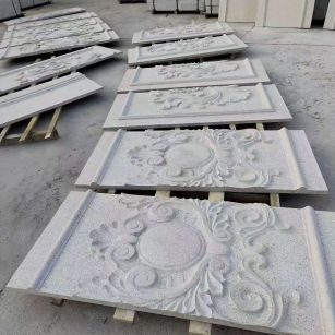 常州 芝麻白干挂雕花板