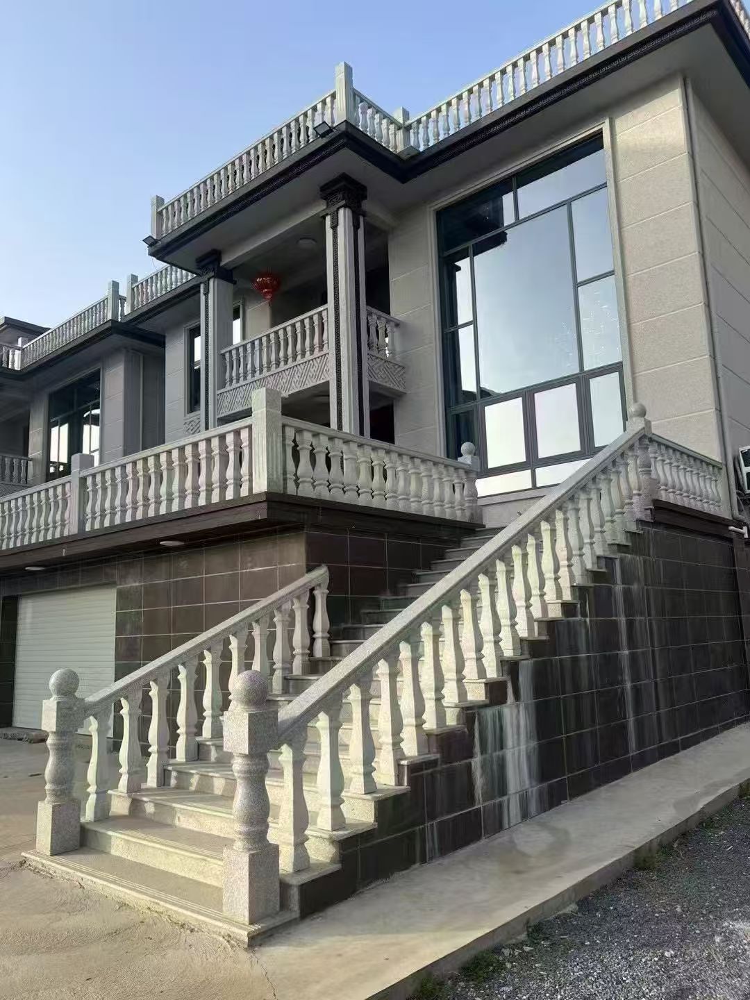 常州 芝麻白别墅阳台栏杆，楼梯栏杆