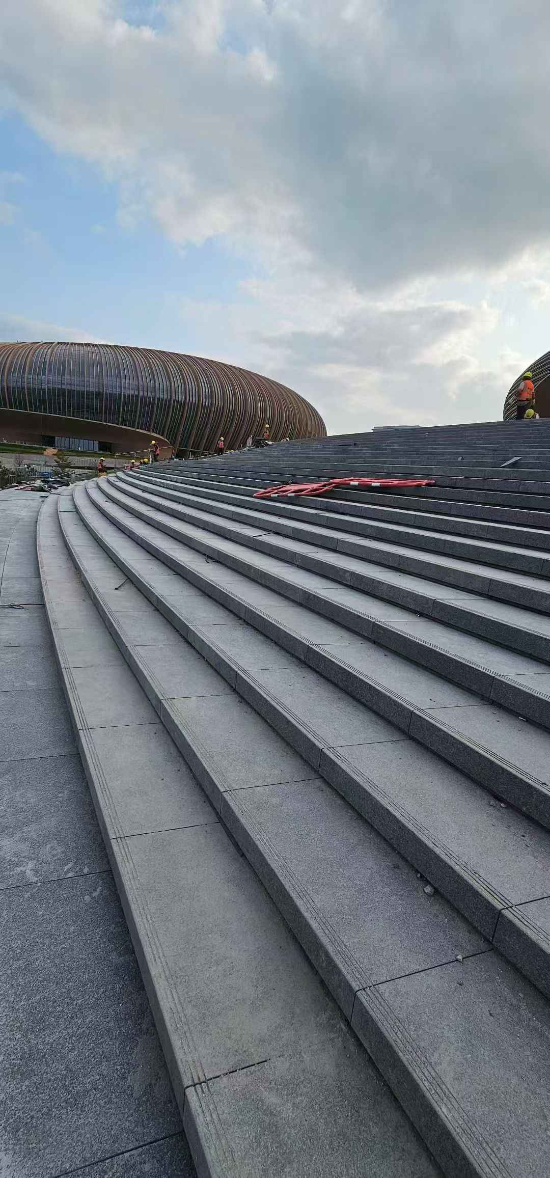 常州 弧形整石台阶铺装效果图