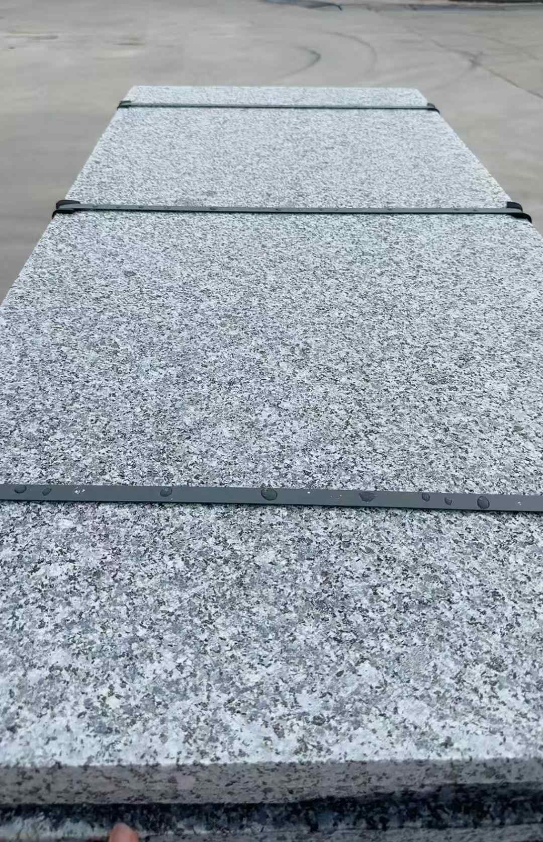 常州 芝麻黑火烧面毛板，条板，半成品