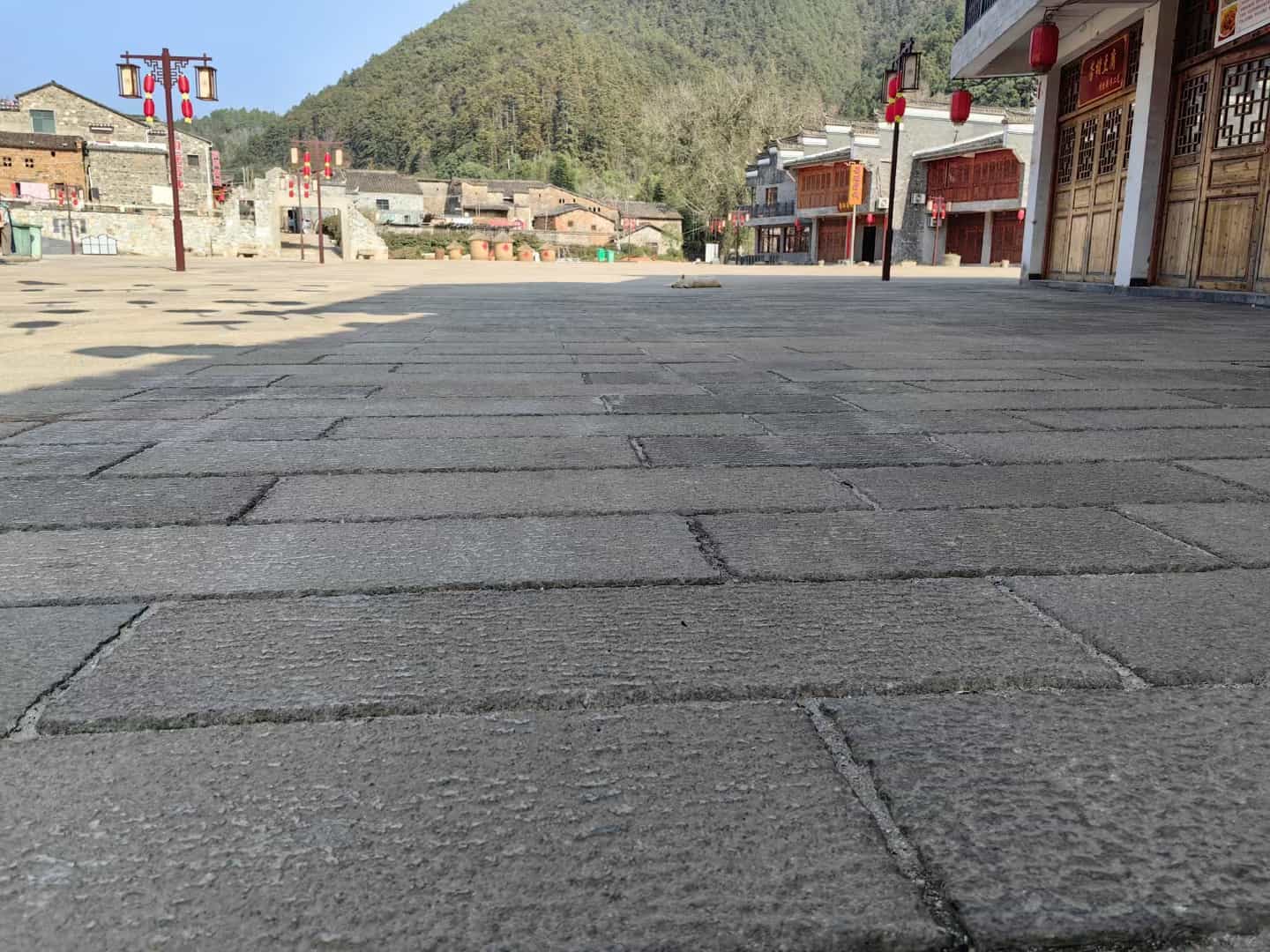 常州仿古石铺装效果
