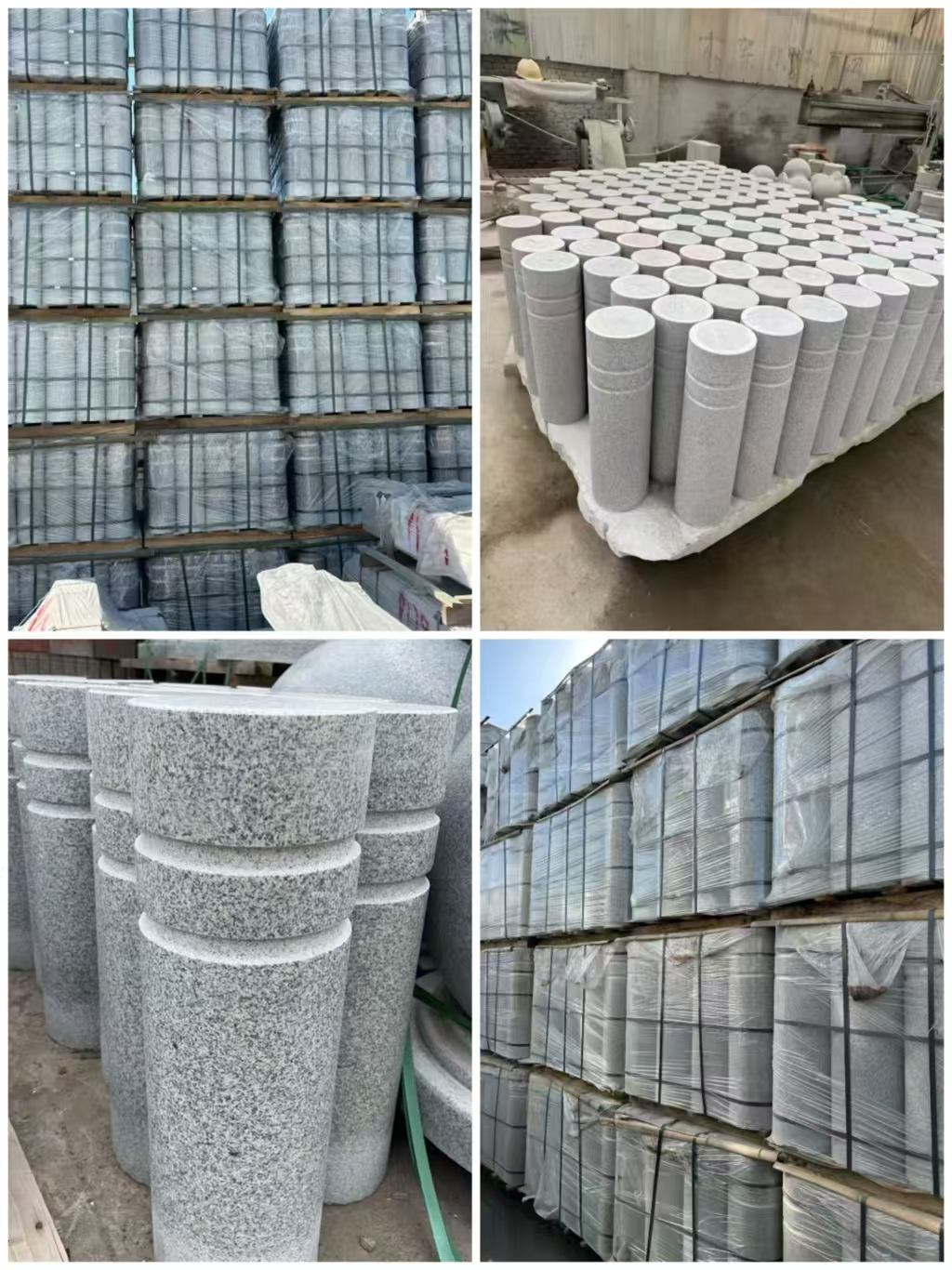 常州 芝麻白花岗岩挡车柱、隔离柱多少钱