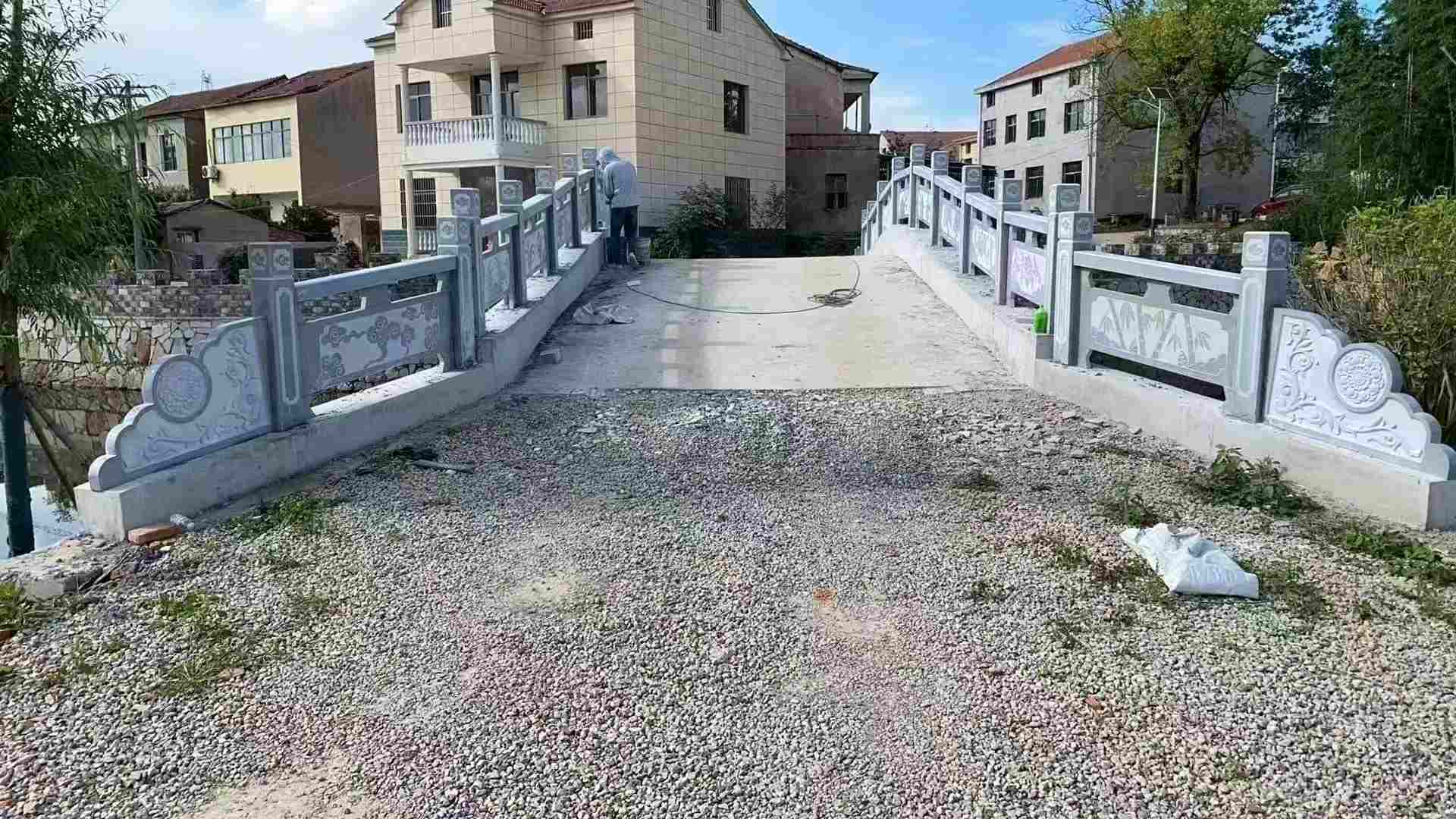 常州 芝麻灰花岗岩桥栏杆