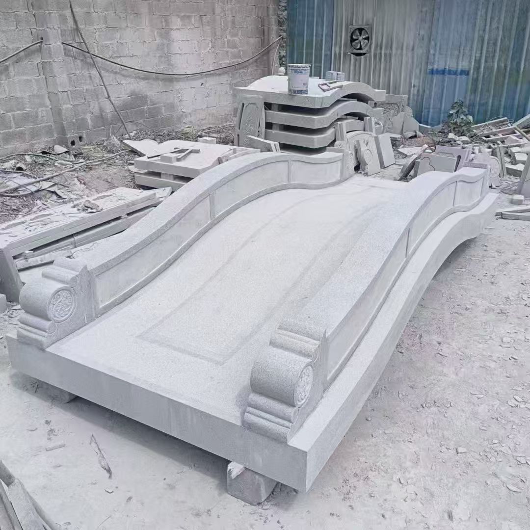 常州 芝麻灰花岗岩园林景观 小石桥