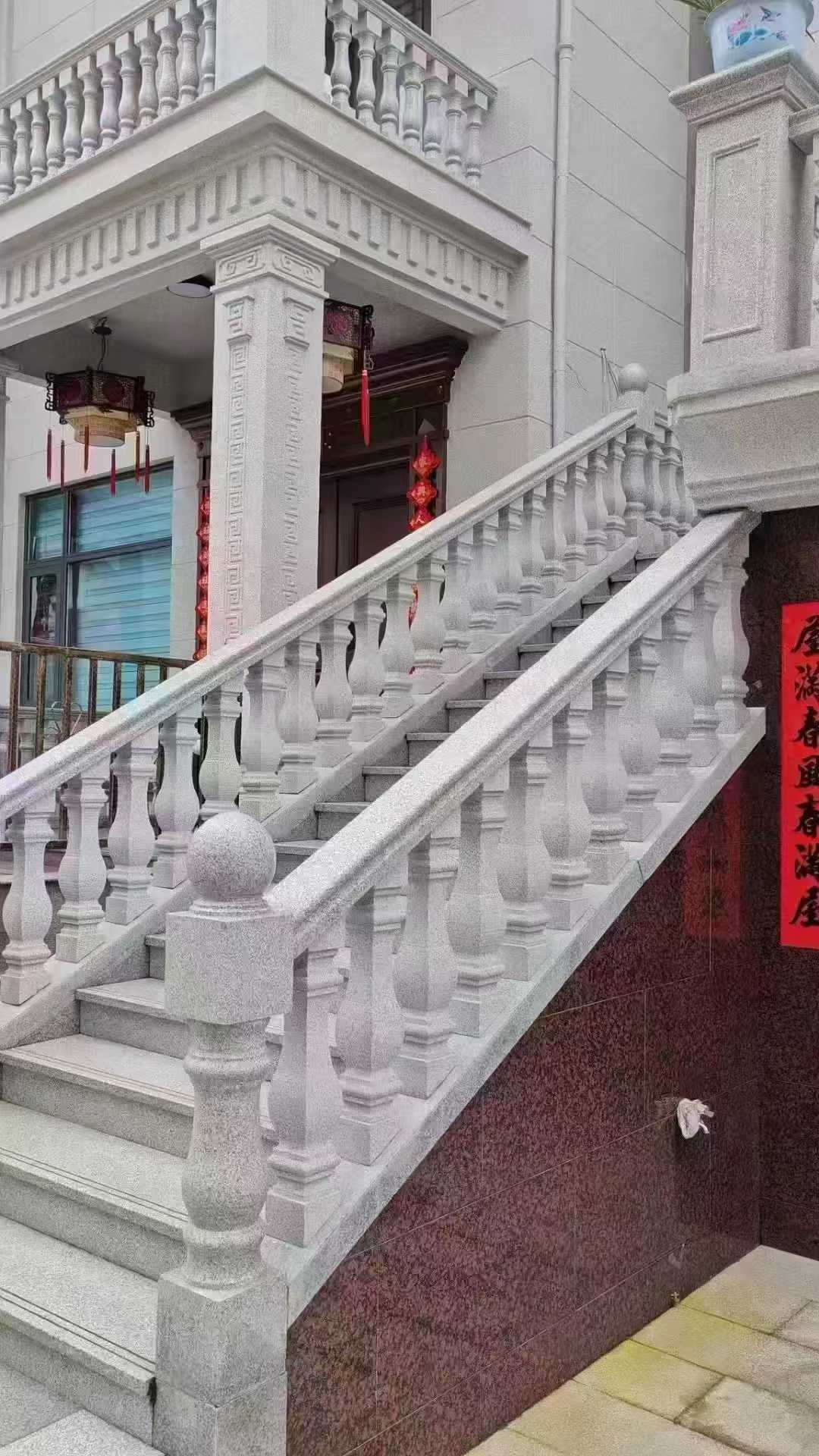 常州 天然石材 阳台庭院护栏、栏杆